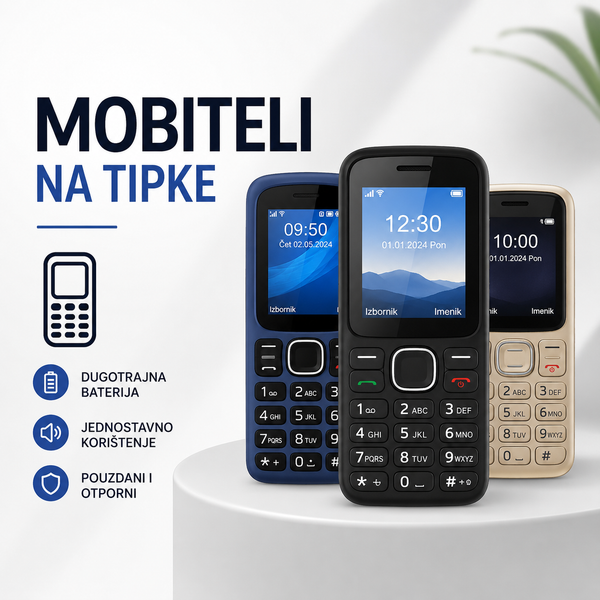 Mobiteli na tipke