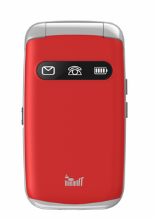 MEANIT SENIOR FLIP MAX MOBILNI TELEFON-CRVENI