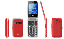 MEANIT SENIOR FLIP MAX MOBILNI TELEFON-CRVENI