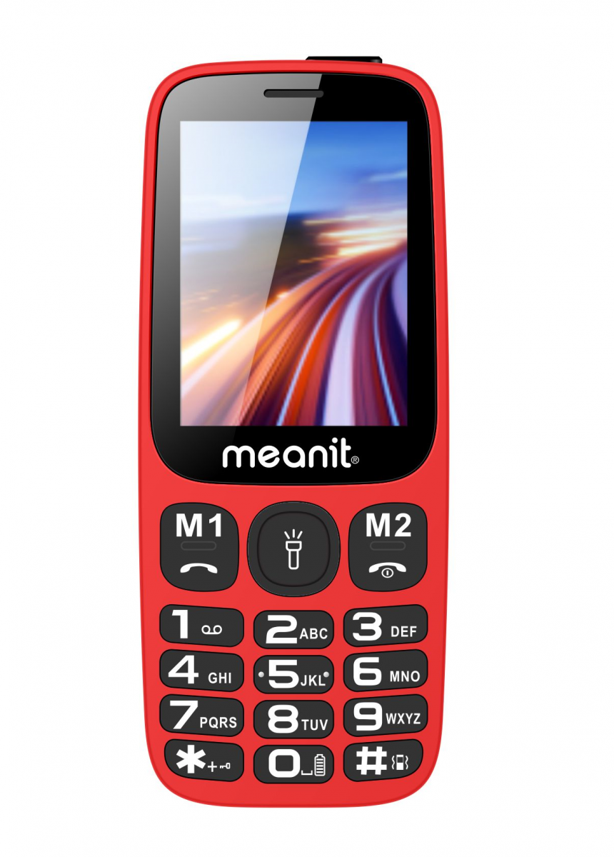 MEANIT SENIOR 15 MOBILNI TELEFON- CRVENI