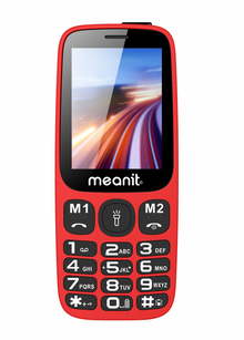 MEANIT SENIOR 15 MOBILNI TELEFON- CRVENI