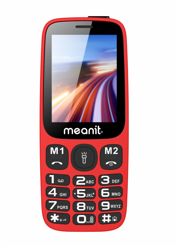 MEANIT SENIOR 15 MOBILNI TELEFON- CRVENI